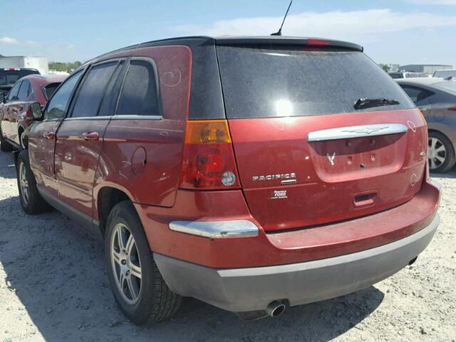 2A8GM68X37R254110 - 2007 CHRYSLER PACIFICA T RED photo 3