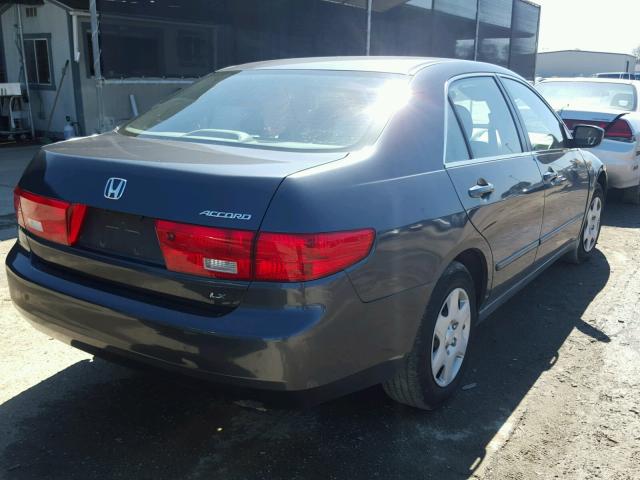 1HGCM56455A125829 - 2005 HONDA ACCORD LX GRAY photo 4