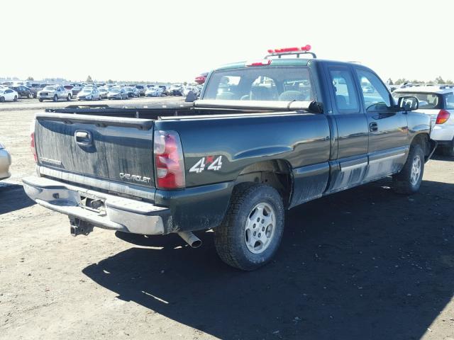 2GCEK19T141408083 - 2004 CHEVROLET SILVERADO GREEN photo 4