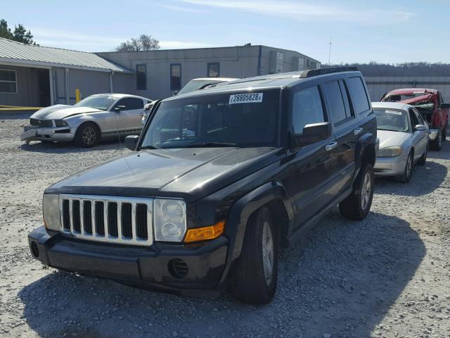 1J8HG48K17C691102 - 2007 JEEP COMMANDER BLACK photo 2