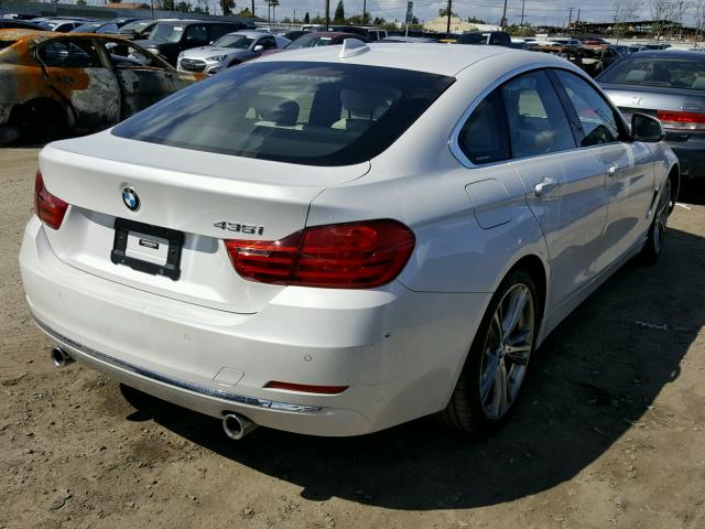 WBA4B1C53GG242711 - 2016 BMW 435 I WHITE photo 4