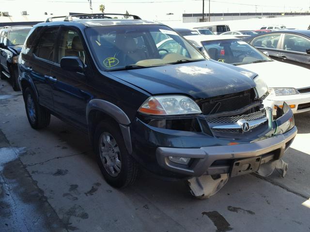 2HNYD18201H540796 - 2001 ACURA MDX GREEN photo 1