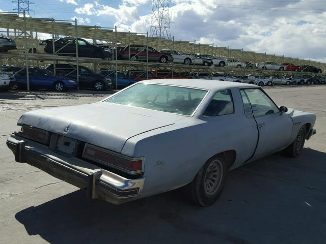 4P57J5Y105890 - 1975 BUICK LESABRE GRAY photo 4