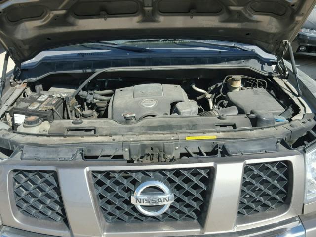 5N1BA08A77N716325 - 2007 NISSAN ARMADA SE BROWN photo 7