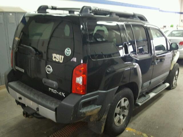 5N1AN0NW7BC514153 - 2011 NISSAN XTERRA OFF BLACK photo 4