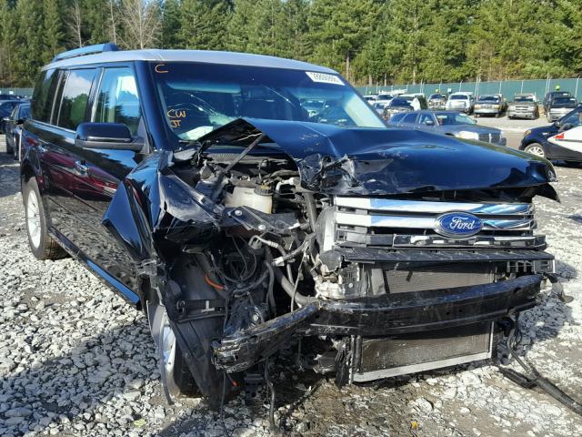 2FMHK6CC7CBD10313 - 2012 FORD FLEX SEL BLACK photo 1