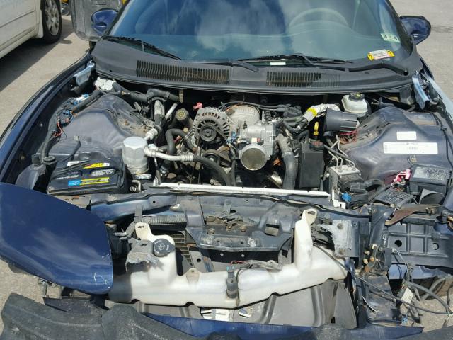 2G2FS22K3X2200835 - 1999 PONTIAC FIREBIRD BLUE photo 7