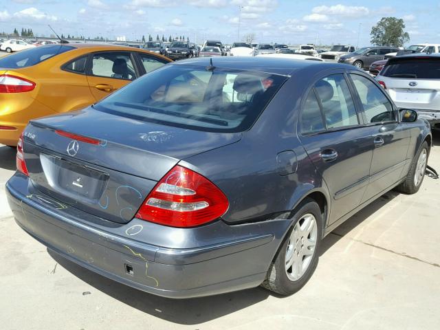 WDBUF56J66A813700 - 2006 MERCEDES-BENZ E 350 GRAY photo 4