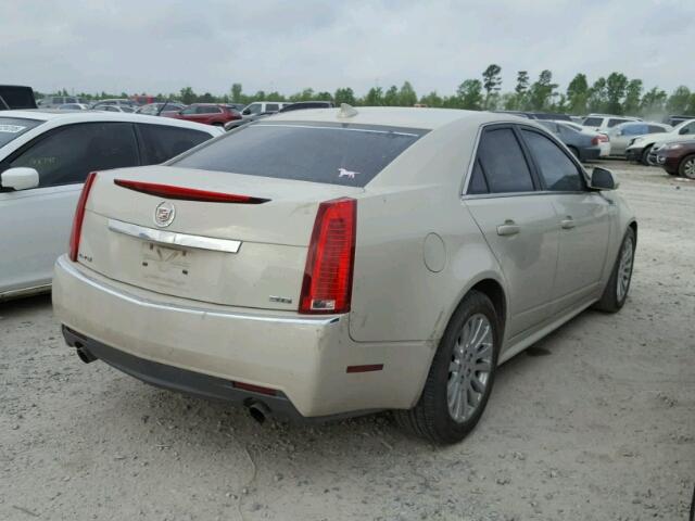 1G6DJ5EV4A0123837 - 2010 CADILLAC CTS PERFOR BEIGE photo 4