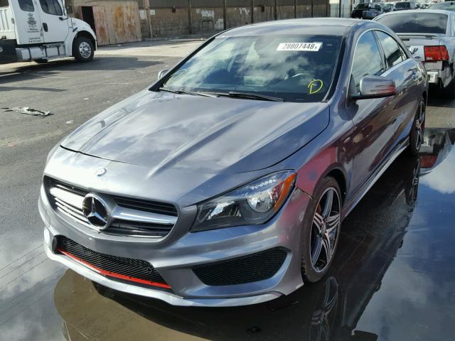 WDDSJ4EBXGN297157 - 2016 MERCEDES-BENZ CLA 250 GRAY photo 2