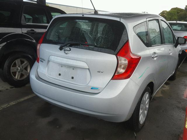 3N1CE2CP6FL407838 - 2015 NISSAN VERSA NOTE SILVER photo 4