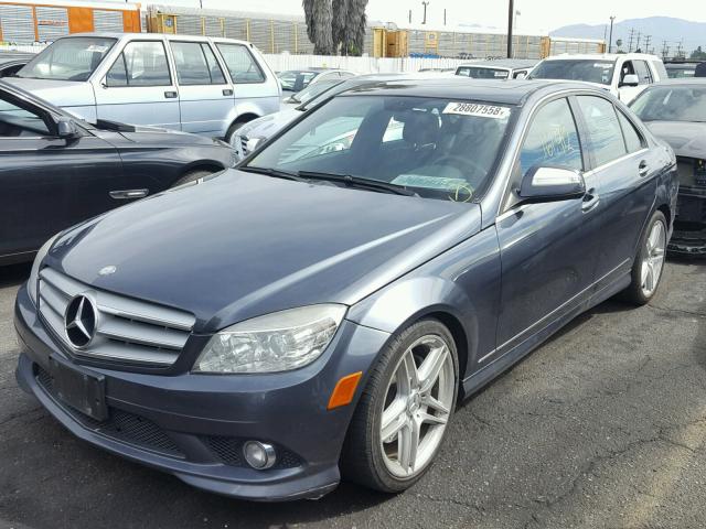 WDDGF56X79R057972 - 2009 MERCEDES-BENZ C 350 GRAY photo 2