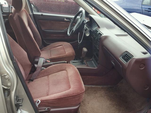 JHMCB7655MC064895 - 1991 HONDA ACCORD LX TAN photo 5