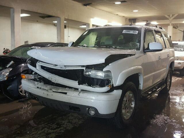 1GNEK13Z64R244552 - 2004 CHEVROLET TAHOE K150 WHITE photo 2