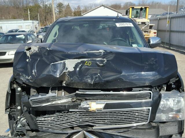 3GNFK12327G170374 - 2007 CHEVROLET AVALANCHE BLACK photo 7