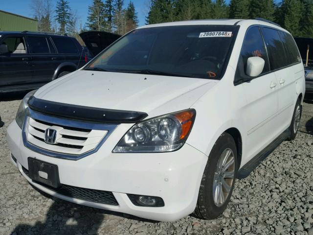 5FNRL38858B028982 - 2008 HONDA ODYSSEY TO WHITE photo 2