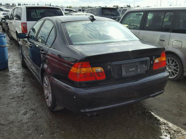 WBAET37413NJ40344 - 2003 BMW 325 I BLACK photo 3