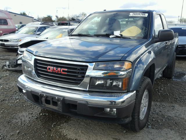 1GTDT19E478185064 - 2007 GMC CANYON GREEN photo 2