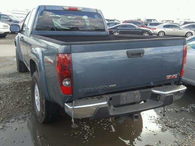 1GTDT19E478185064 - 2007 GMC CANYON GREEN photo 3