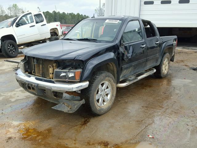 1GTH5PFE0C8117759 - 2012 GMC CANYON SLE BLACK photo 2