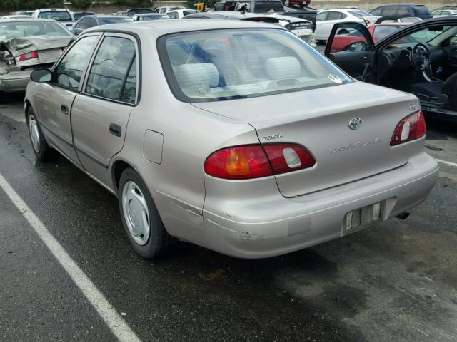 1NXBR12EXXZ302116 - 1999 TOYOTA COROLLA VE TAN photo 3