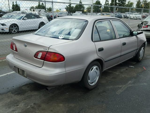 1NXBR12EXXZ302116 - 1999 TOYOTA COROLLA VE TAN photo 4