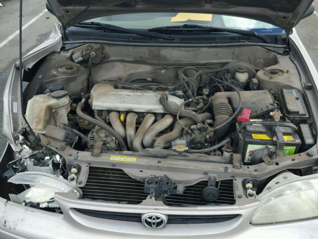 1NXBR12EXXZ302116 - 1999 TOYOTA COROLLA VE TAN photo 7