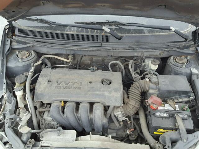 2T1KR30E48C700343 - 2008 TOYOTA COROLLA MA GRAY photo 7