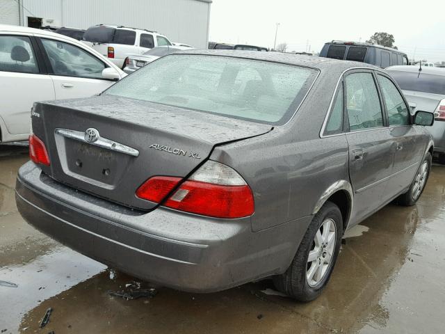 4T1BF28B43U320214 - 2003 TOYOTA AVALON XL GRAY photo 4