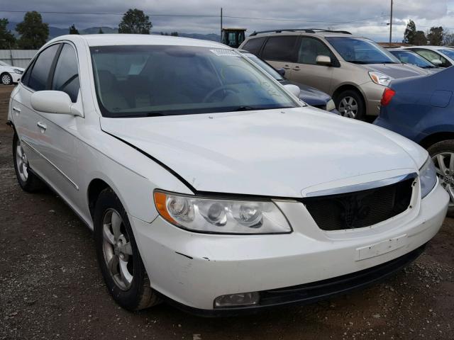 KMHFC46D87A192223 - 2007 HYUNDAI AZERA GLS WHITE photo 1