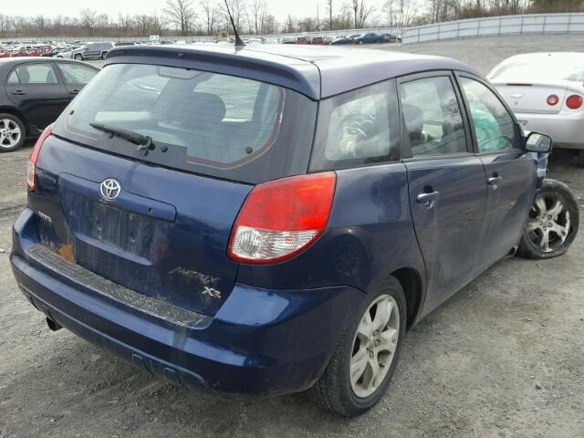 2T1KR32E83C029944 - 2003 TOYOTA COROLLA MA BLUE photo 4