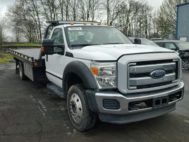 1FDUF5GT9EEB30085 - 2014 FORD F550 SUPER WHITE photo 1