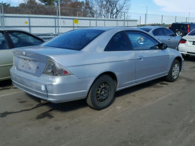 1HGEM22593L079249 - 2003 HONDA CIVIC LX TEAL photo 4