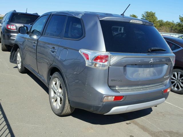 JA4AZ3A36FZ005089 - 2015 MITSUBISHI OUTLANDER GRAY photo 3