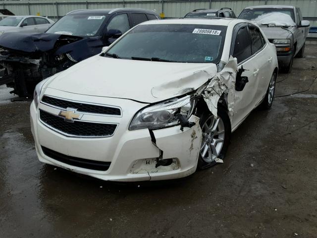 1G11F5RR2DF116233 - 2013 CHEVROLET MALIBU 2LT WHITE photo 2