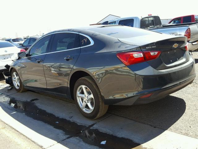 1G1ZB5STXJF107103 - 2018 CHEVROLET MALIBU LS GRAY photo 3