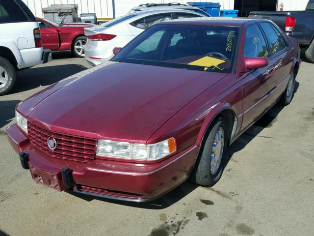 1G6KY5296VU807054 - 1997 CADILLAC SEVILLE ST RED photo 2