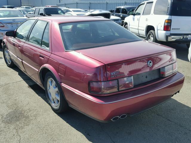 1G6KY5296VU807054 - 1997 CADILLAC SEVILLE ST RED photo 3