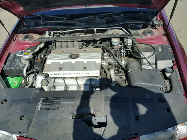 1G6KY5296VU807054 - 1997 CADILLAC SEVILLE ST RED photo 7