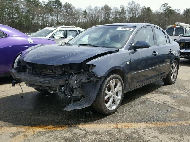 JM1BK32F991196887 - 2009 MAZDA 3 I GRAY photo 2