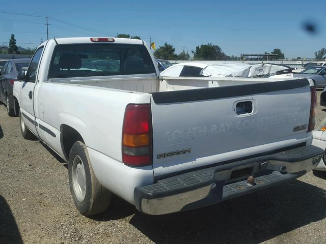 1GTEC14V71E152824 - 2001 GMC NEW SIERRA WHITE photo 3