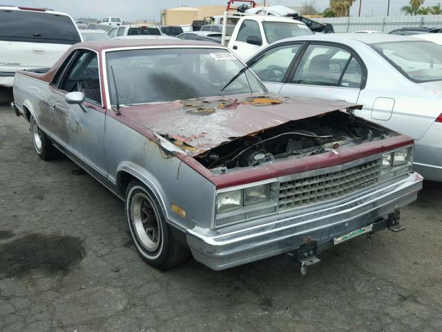 3GCCW80H3FS921470 - 1985 CHEVROLET EL CAMINO BLUE photo 1