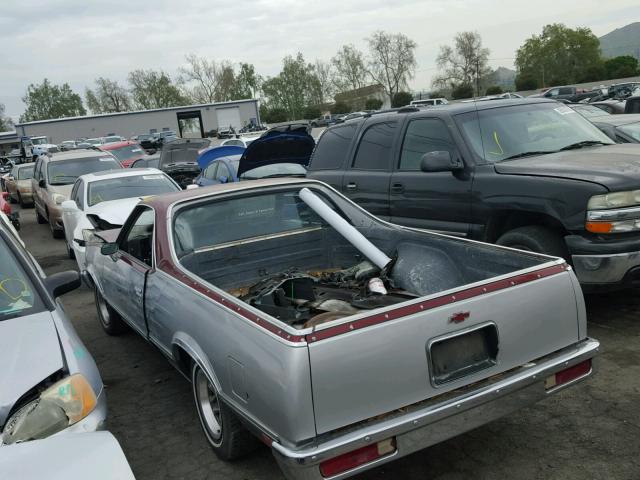 3GCCW80H3FS921470 - 1985 CHEVROLET EL CAMINO BLUE photo 3