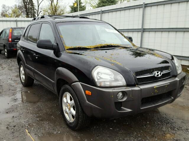 KM8JN12D45U158932 - 2005 HYUNDAI TUCSON GLS BLACK photo 1