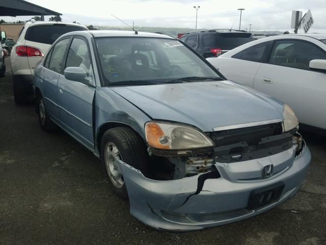 JHMES95613S032352 - 2003 HONDA CIVIC HYBR BLUE photo 1