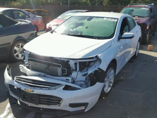 1G1ZJ5SU6HF186792 - 2017 CHEVROLET MALIBU HYB WHITE photo 2