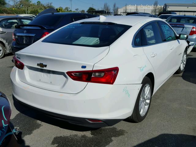 1G1ZJ5SU6HF186792 - 2017 CHEVROLET MALIBU HYB WHITE photo 4