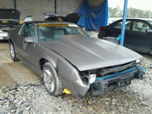 1G1FP23E1ML148499 - 1991 CHEVROLET CAMARO RS GRAY photo 1