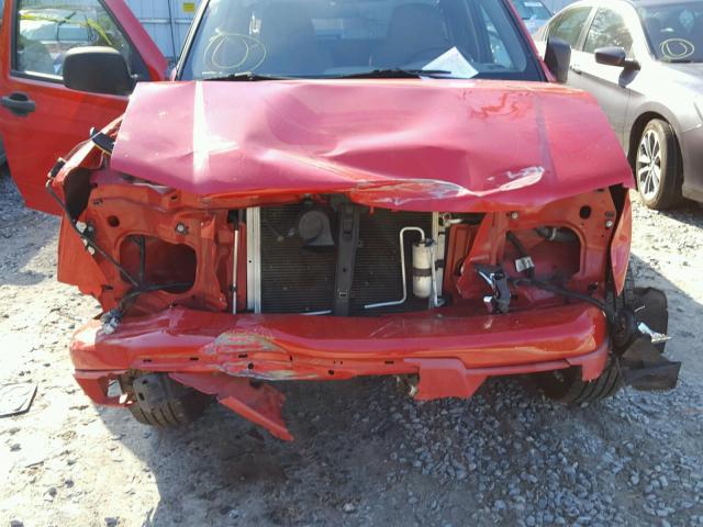 1GCCS199578247654 - 2007 CHEVROLET COLORADO RED photo 9