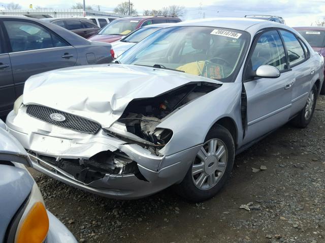 1FAFP56U67A213350 - 2007 FORD TAURUS SEL SILVER photo 2